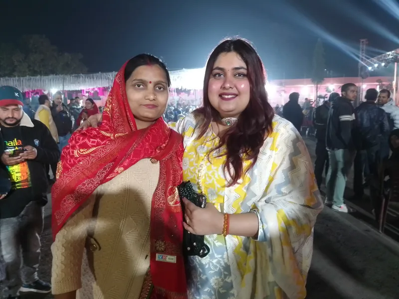 Poonam Jha with Priya mallik
