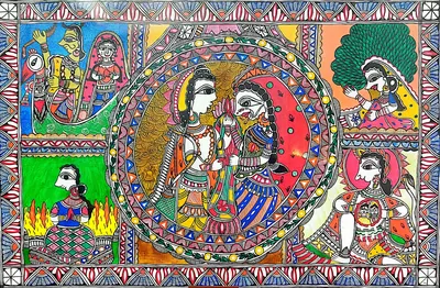 Ramayana Mithila panting art