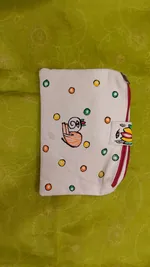 Pure canvas cotton small bag Mithila Panting Art thumb 1
